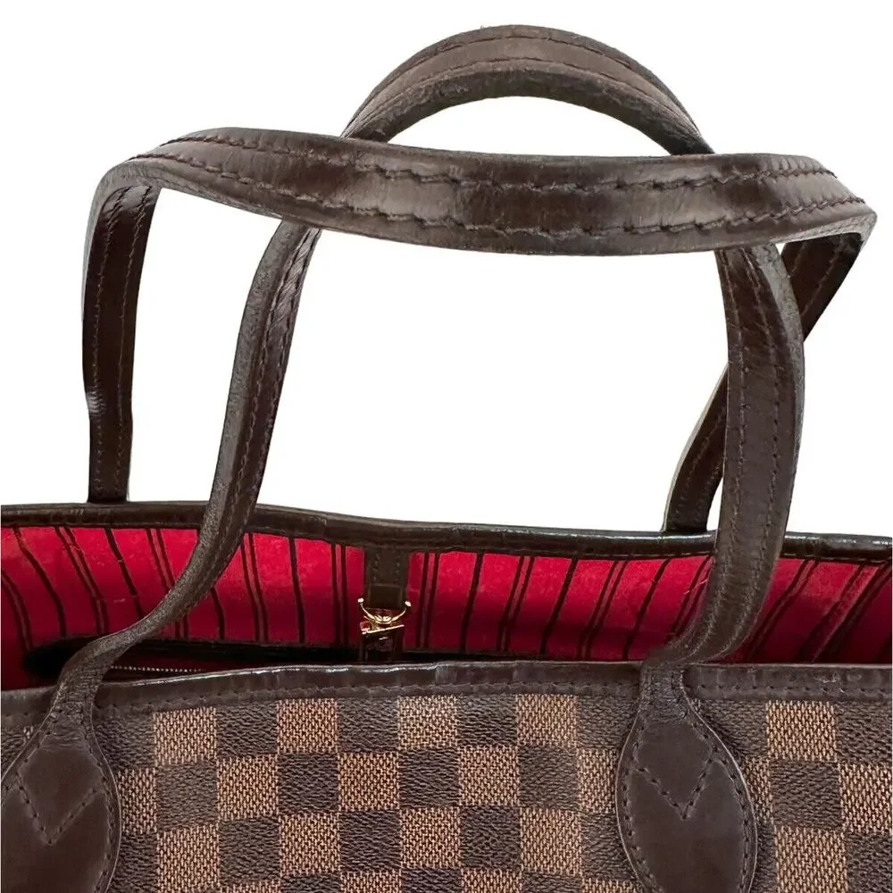 💎✨BEAUTIFUL✨💎Authentic Louis Vuitton Neverfull MM Damier Ebene Canvas Tote Bag - Picture 9 of 11